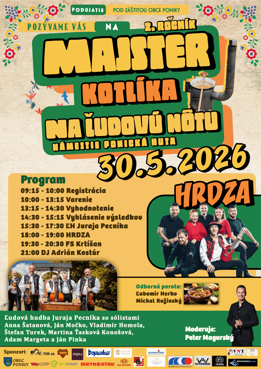 Plagát podujatia Majster kotlíka 2026